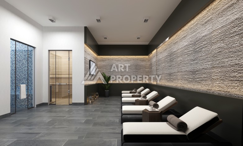 Квартира 3+1 в новой резиденции, 145 м2. Оба, Алания. - Ракурс 40