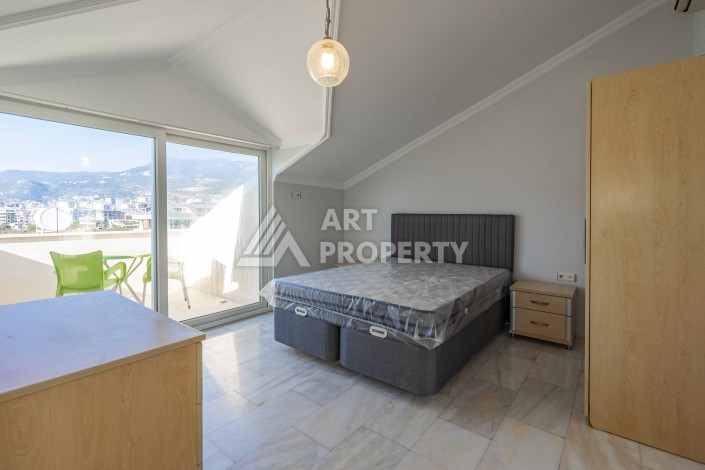 Двухуровневый пентхаус 4+1 в районе Оба, 150 кв.м. - Ракурс 17