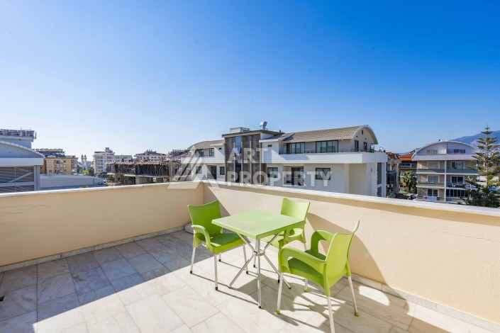 Двухуровневый пентхаус 4+1 в районе Оба, 150 кв.м. - Ракурс 20