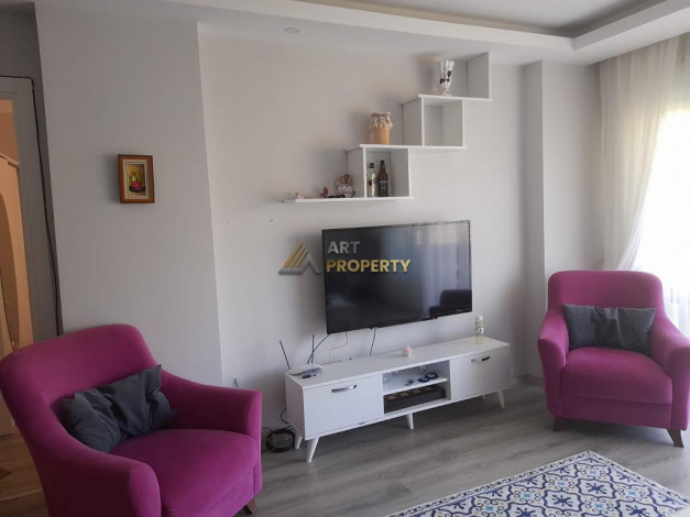 Трехкомнатные апартаменты с шикарным видом на горы, в районе Оба, Алания,90 м2 - Ракурс 4