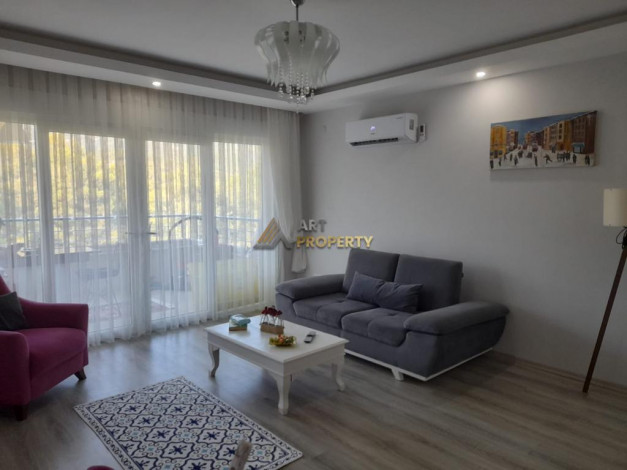 Трехкомнатные апартаменты с шикарным видом на горы, в районе Оба, Алания,90 м2 - Ракурс 11