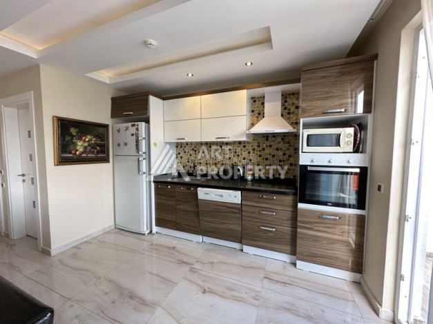 Просторный дуплекс в центре Махмутлара, планировкой 2+1 и площадью 135 м2 в 500 м от моря с видом на горы - Ракурс 13