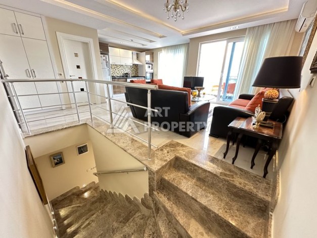 Просторный дуплекс в центре Махмутлара, планировкой 2+1 и площадью 135 м2 в 500 м от моря с видом на горы - Ракурс 14