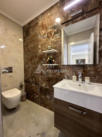 Просторный дуплекс в центре Махмутлара, планировкой 2+1 и площадью 135 м2 в 500 м от моря с видом на горы - Ракурс 22