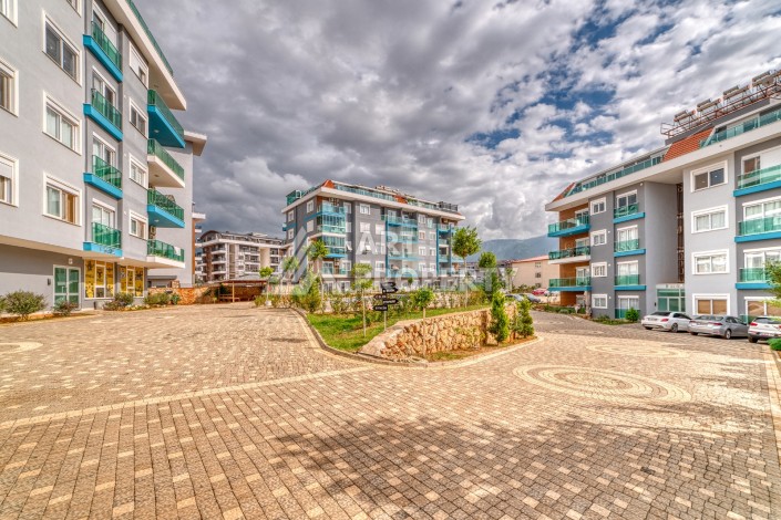 Продажа дуплекса в районе Оба, планировкой 2+1, площадью 95 м2 с частичным видом на море и крепость - Ракурс 3