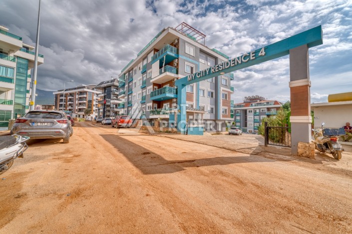 Продажа дуплекса в районе Оба, планировкой 2+1, площадью 95 м2 с частичным видом на море и крепость - Ракурс 4