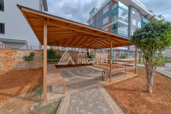 Продажа дуплекса в районе Оба, планировкой 2+1, площадью 95 м2 с частичным видом на море и крепость - Ракурс 5