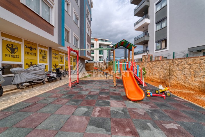 Продажа дуплекса в районе Оба, планировкой 2+1, площадью 95 м2 с частичным видом на море и крепость - Ракурс 6