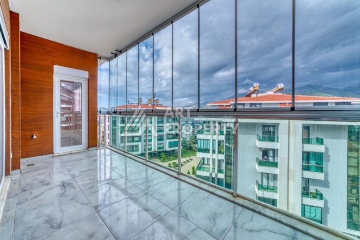 Продажа дуплекса в районе Оба, планировкой 2+1, площадью 95 м2 с частичным видом на море и крепость - Ракурс 7