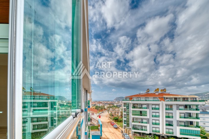 Продажа дуплекса в районе Оба, планировкой 2+1, площадью 95 м2 с частичным видом на море и крепость - Ракурс 8