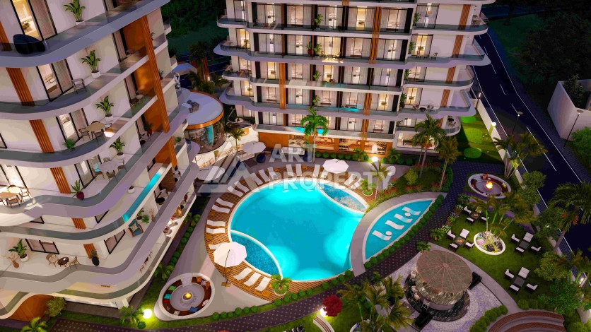 Квартиры 0+1, 1+1, 2+1 и 3+1 на Старте продаж в Паялларе. Инвестиционное предложение. - Ракурс 21