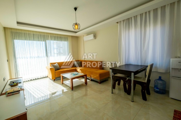 Квартира 2+1 с видом на море на первой береговой линии, 80 кв.м. Махмутлар, Алания - Ракурс 4