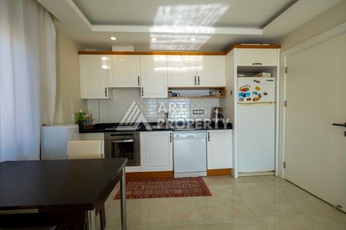 Квартира 2+1 с видом на море на первой береговой линии, 80 кв.м. Махмутлар, Алания - Ракурс 6