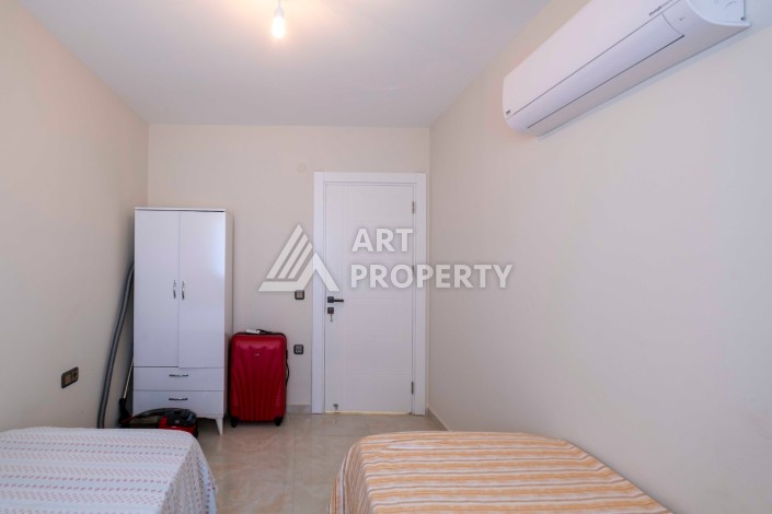 Квартира 2+1 с видом на море на первой береговой линии, 80 кв.м. Махмутлар, Алания - Ракурс 8