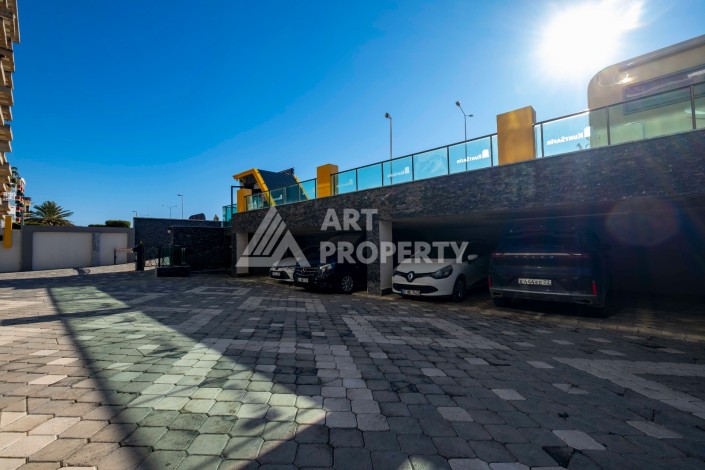 Квартира 2+1 с видом на море на первой береговой линии, 80 кв.м. Махмутлар, Алания - Ракурс 33