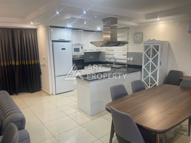 Пентхаус 4+1 с прямым видом на море, 250 кв.м. в Конаклы, Алания. - Ракурс 4