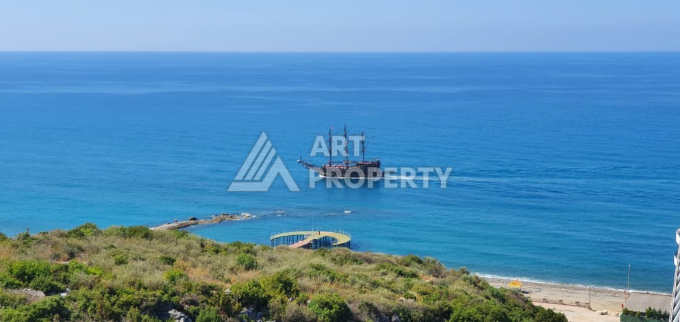 Пентхаус 4+1 с прямым видом на море, 250 кв.м. в Конаклы, Алания. - Ракурс 8