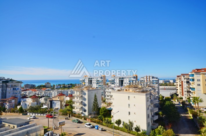 Двухкомнатная квартира 50 кв.м. с видом на море. Авсаллар, Алания. - Ракурс 7