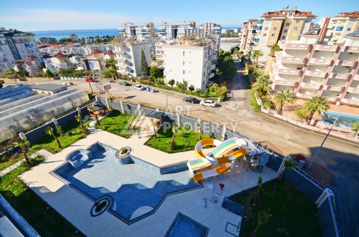 Двухкомнатная квартира 50 кв.м. с видом на море. Авсаллар, Алания. - Ракурс 9