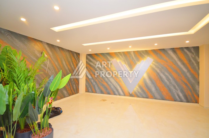 Двухкомнатная квартира 50 кв.м. с видом на море. Авсаллар, Алания. - Ракурс 12