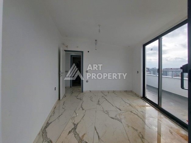 Продажа дуплекса 2+1 , площадью 90 м2 с видом на море  в зеленом районе Кестель в 150 м от пляжа - Ракурс 6