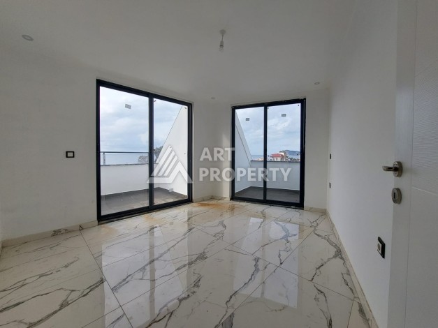 Продажа дуплекса 2+1 , площадью 90 м2 с видом на море  в зеленом районе Кестель в 150 м от пляжа - Ракурс 7