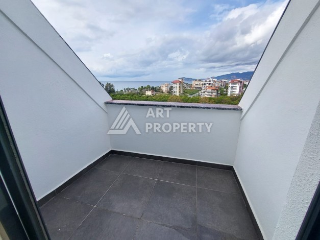 Продажа дуплекса 2+1 , площадью 90 м2 с видом на море  в зеленом районе Кестель в 150 м от пляжа - Ракурс 11