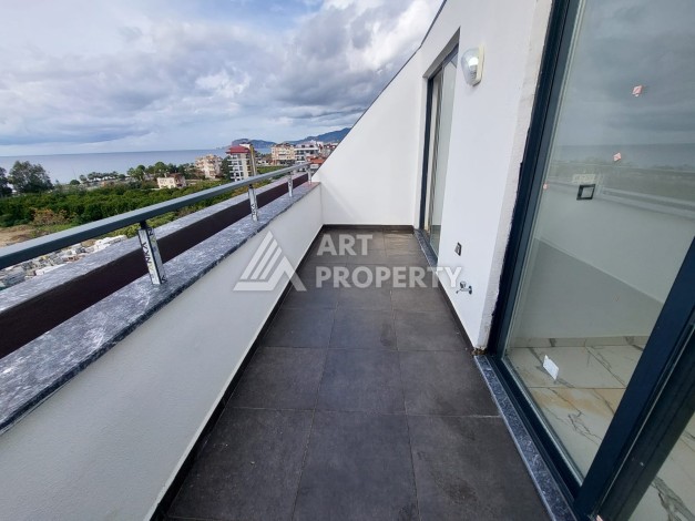 Продажа дуплекса 2+1 , площадью 90 м2 с видом на море  в зеленом районе Кестель в 150 м от пляжа - Ракурс 12