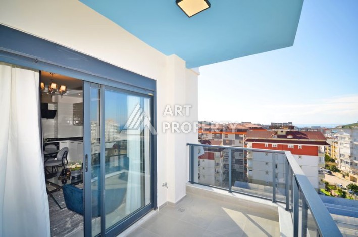 Продажа 1+1 с видом на море, 50м2 на 5 этаже в Авсаларе - Ракурс 7