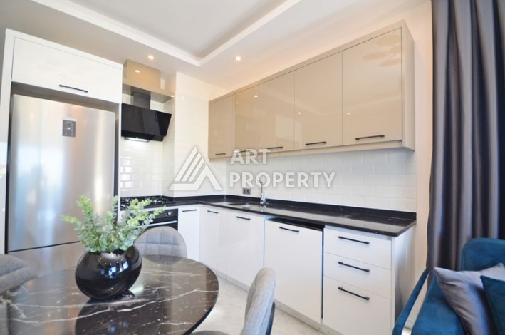 Продажа 1+1 с видом на море, 50м2 на 5 этаже в Авсаларе - Ракурс 12