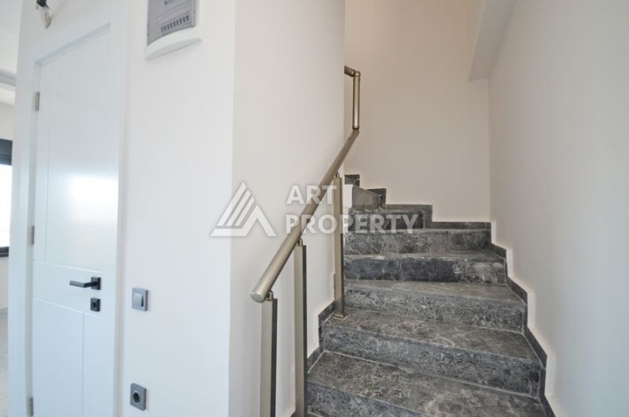 Квартира с видом на море, дуплекс 2+1, 98 м2, в 800 метрах от моря в Авсаларе - Ракурс 15