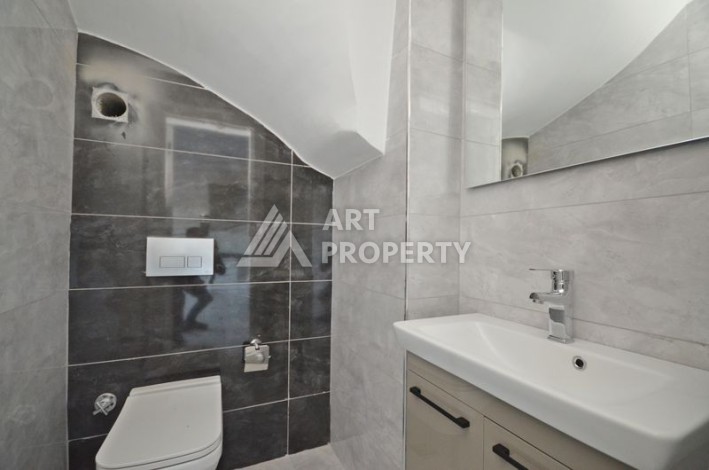 Квартира с видом на море, дуплекс 2+1, 98 м2, в 800 метрах от моря в Авсаларе - Ракурс 21