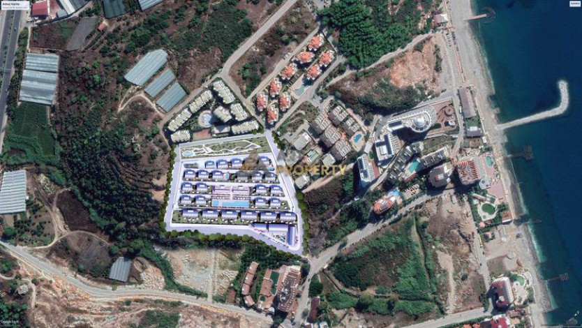 Шикарный новый проект с видом на море в районе Конаклы, 55-220 м2 - Ракурс 4