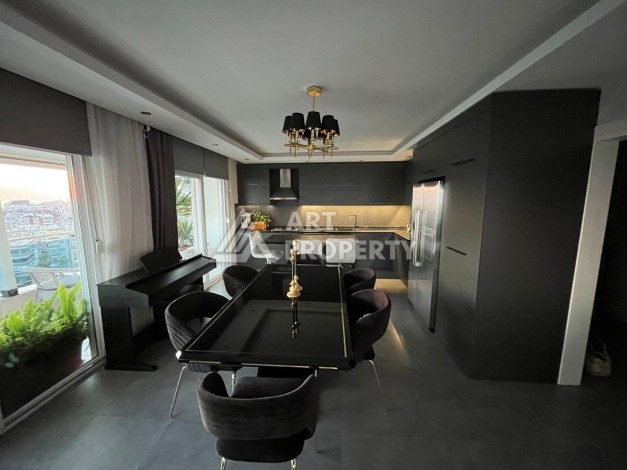 Пентхаус 3+1 с видом на море и Наулу в Махмутларе, 200 кв.м. - Ракурс 4