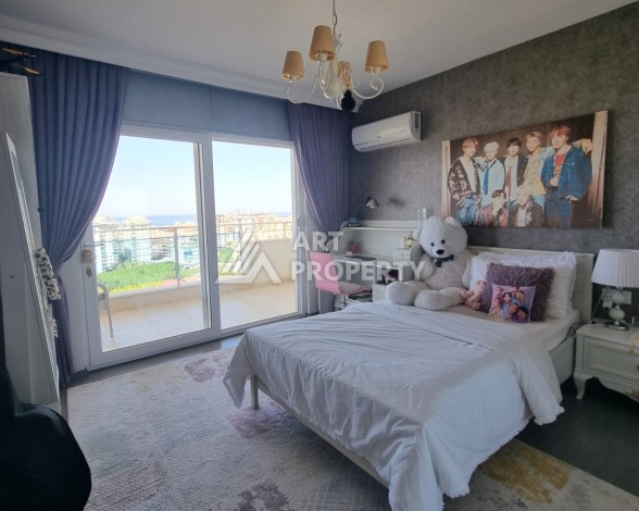 Пентхаус 3+1 с видом на море и Наулу в Махмутларе, 200 кв.м. - Ракурс 12