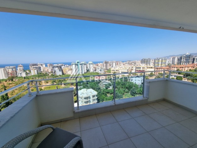 Пентхаус 3+1 с видом на море и Наулу в Махмутларе, 200 кв.м. - Ракурс 13