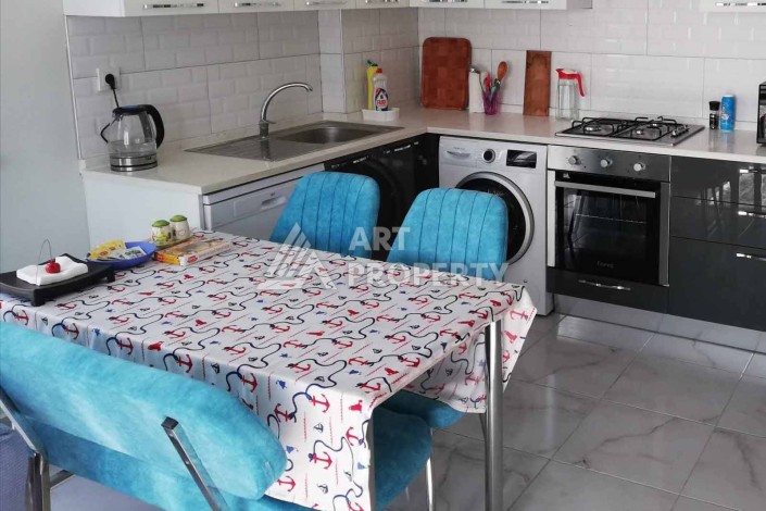 Квартира 1+1 , 58 м2, в центре Авсалара, в комплексе с отельной инфраструктурой - Ракурс 21