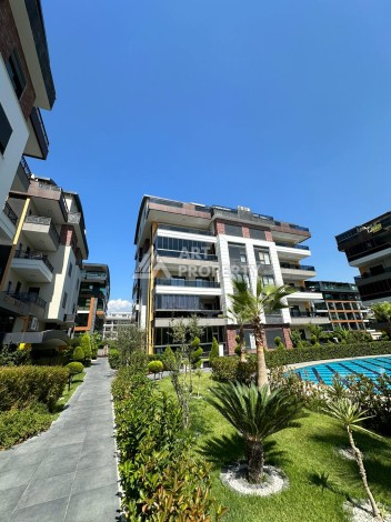 Меблированный дуплекс 3+1 с видом на крепость и горы, 150 кв.м. Оба, Алания. - Ракурс 2