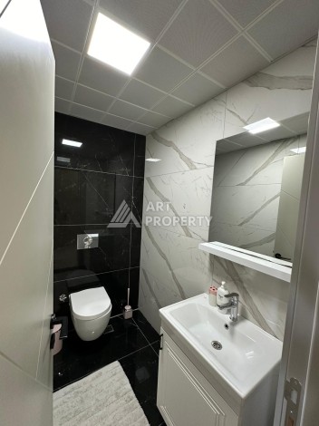 Меблированный дуплекс 3+1 с видом на крепость и горы, 150 кв.м. Оба, Алания. - Ракурс 27