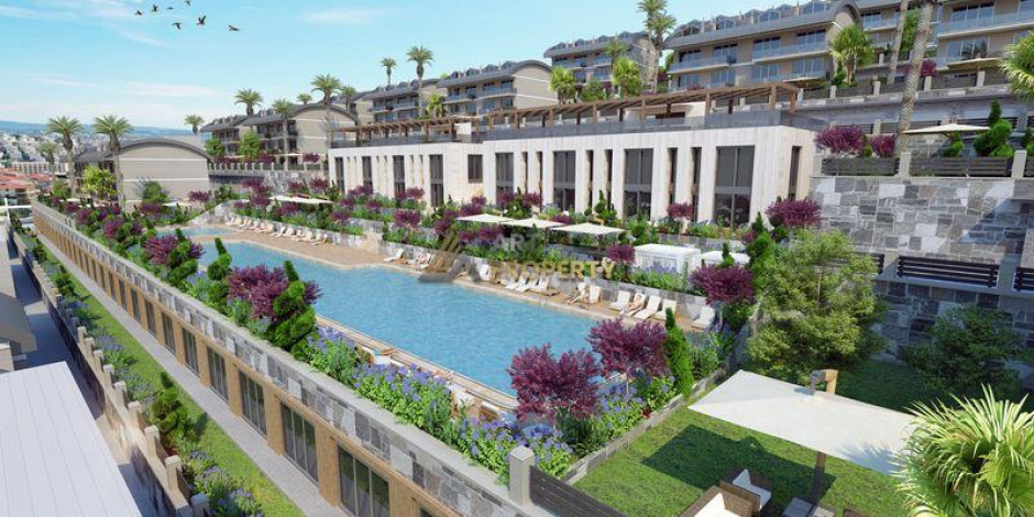 Шикарный новый проект с видом на море в районе Конаклы, 55-220 м2 - Ракурс 21