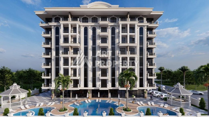 Аппартаменты 1+1, 46 м2, в самом чистом районе Алании: Авсалар - Ракурс 6