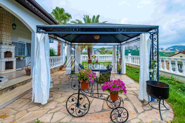 Вилла 2+1 с видом на море в резиденции 5 звезд в Каргыджаке, 130 кв.м. - Ракурс 9