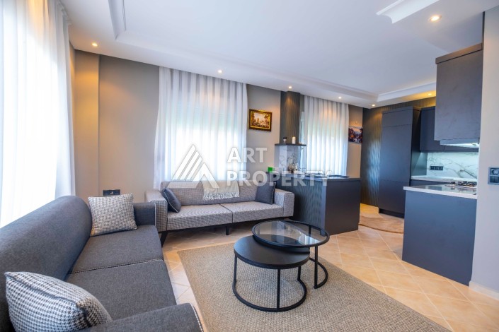 Вилла 2+1 с видом на море в резиденции 5 звезд в Каргыджаке, 130 кв.м. - Ракурс 11