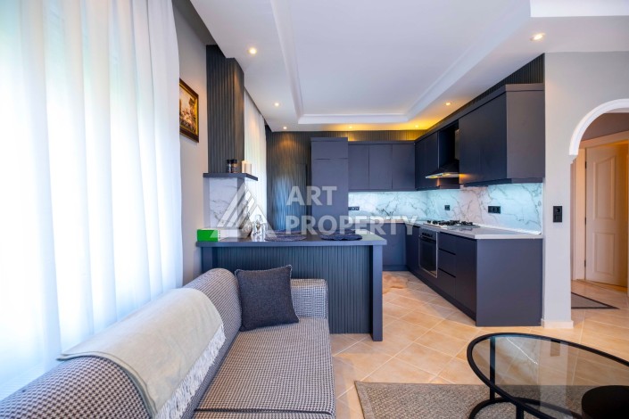 Вилла 2+1 с видом на море в резиденции 5 звезд в Каргыджаке, 130 кв.м. - Ракурс 12