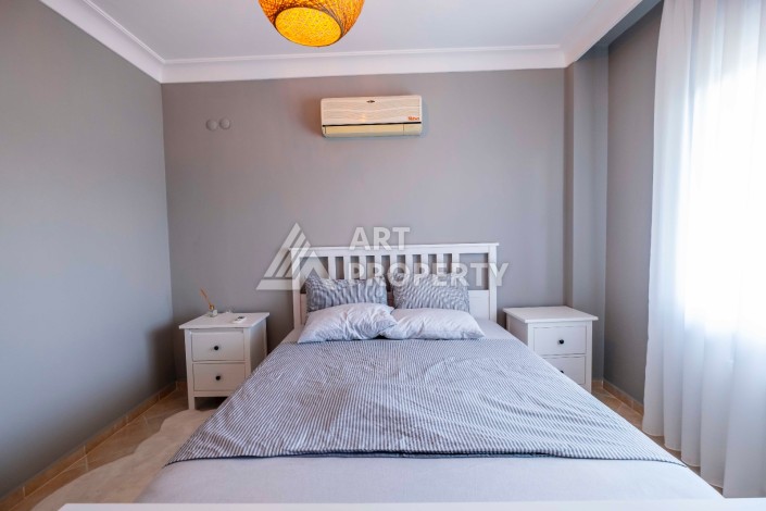 Вилла 2+1 с видом на море в резиденции 5 звезд в Каргыджаке, 130 кв.м. - Ракурс 19