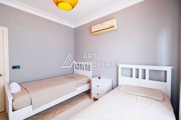 Вилла 2+1 с видом на море в резиденции 5 звезд в Каргыджаке, 130 кв.м. - Ракурс 24