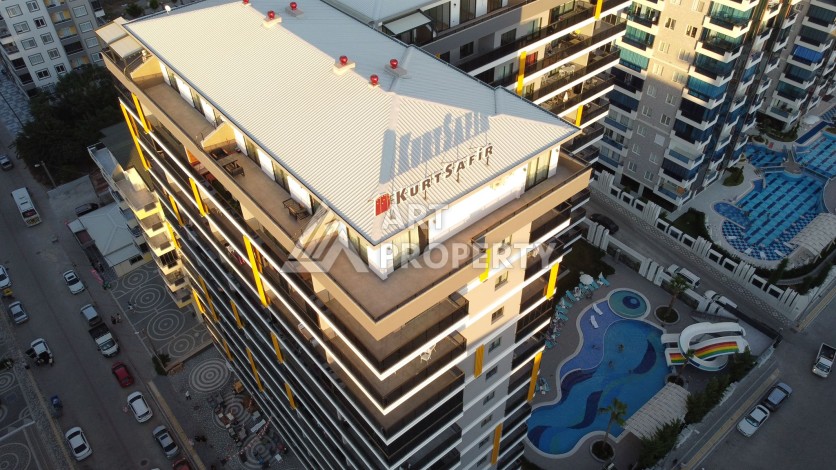 Квартира 2+1 в престижном комплексе, 95 кв.м. Махмутлар, Алания. - Ракурс 3