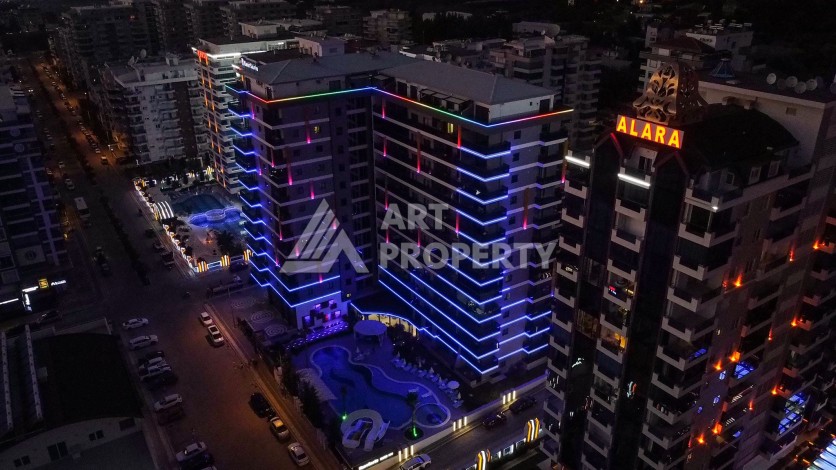 Квартира 2+1 в престижном комплексе, 95 кв.м. Махмутлар, Алания. - Ракурс 4