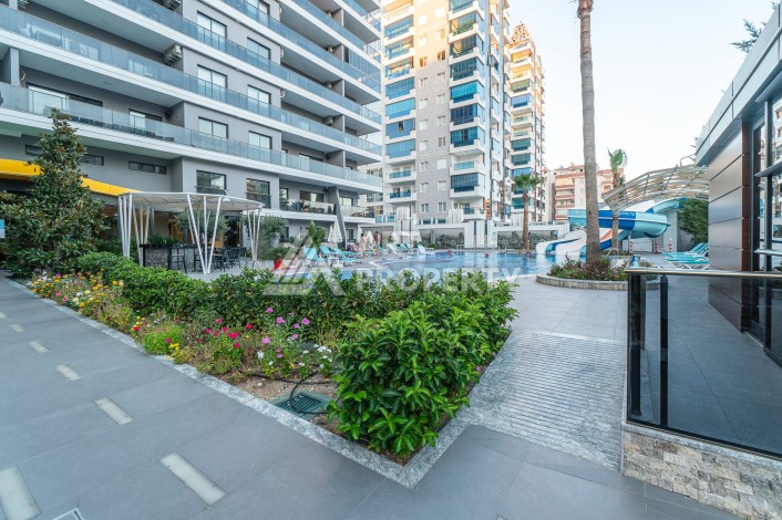 Квартира 2+1 в престижном комплексе, 95 кв.м. Махмутлар, Алания. - Ракурс 18