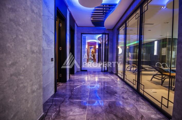 Квартира 2+1 в престижном комплексе, 95 кв.м. Махмутлар, Алания. - Ракурс 45